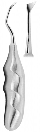 Root Elevators with anatomically shaped handle